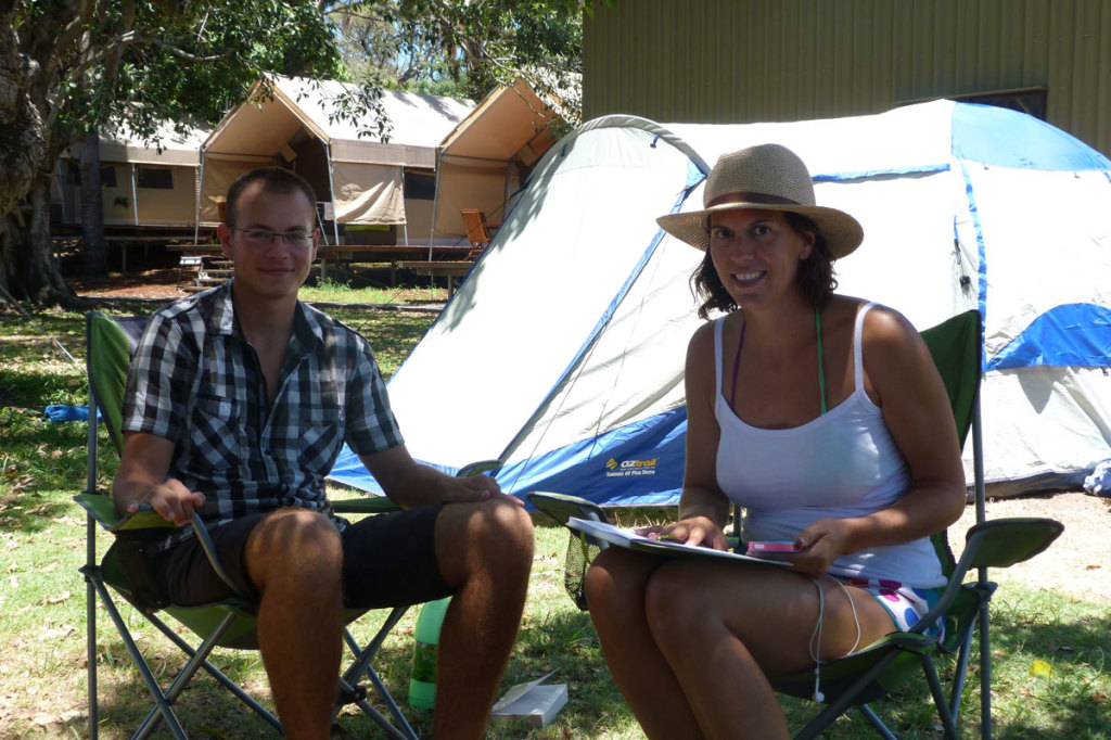 Working on a turf farm in Beaudesert was the highlight of my trip