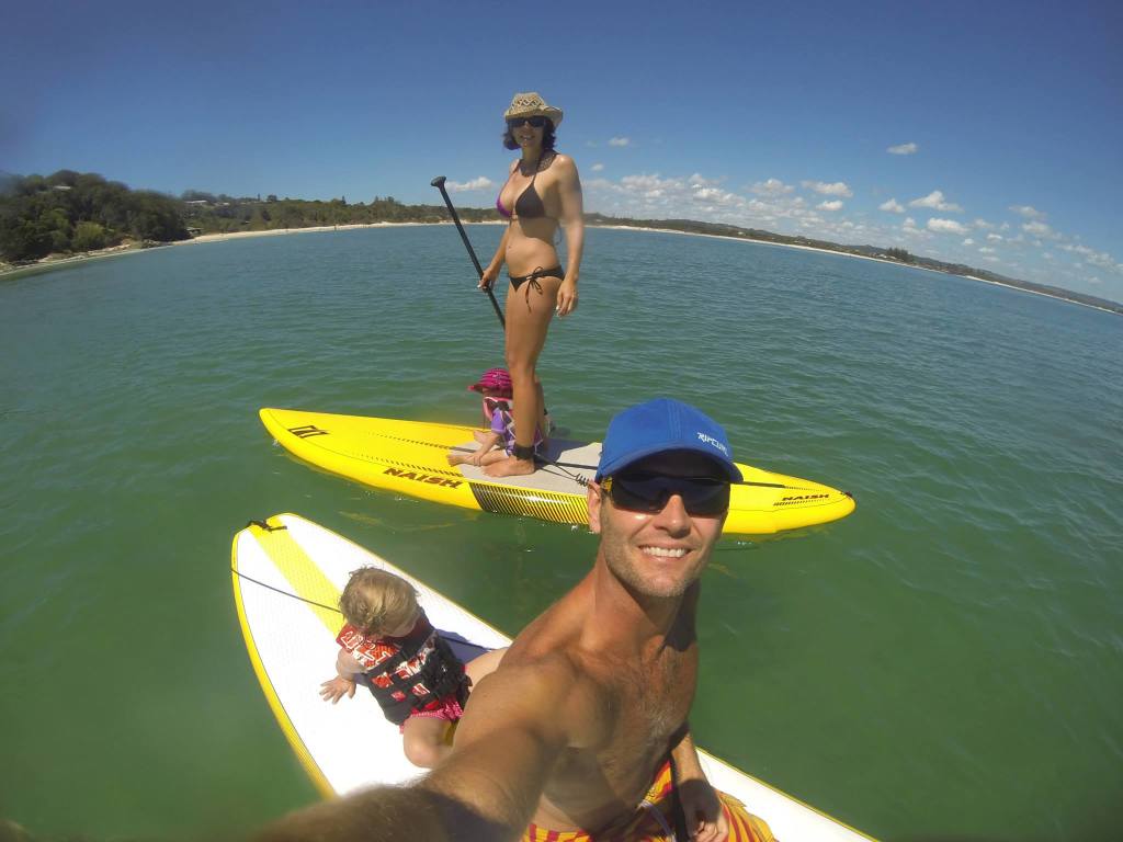 Birthday SUP, Thorneside to Wellington Point