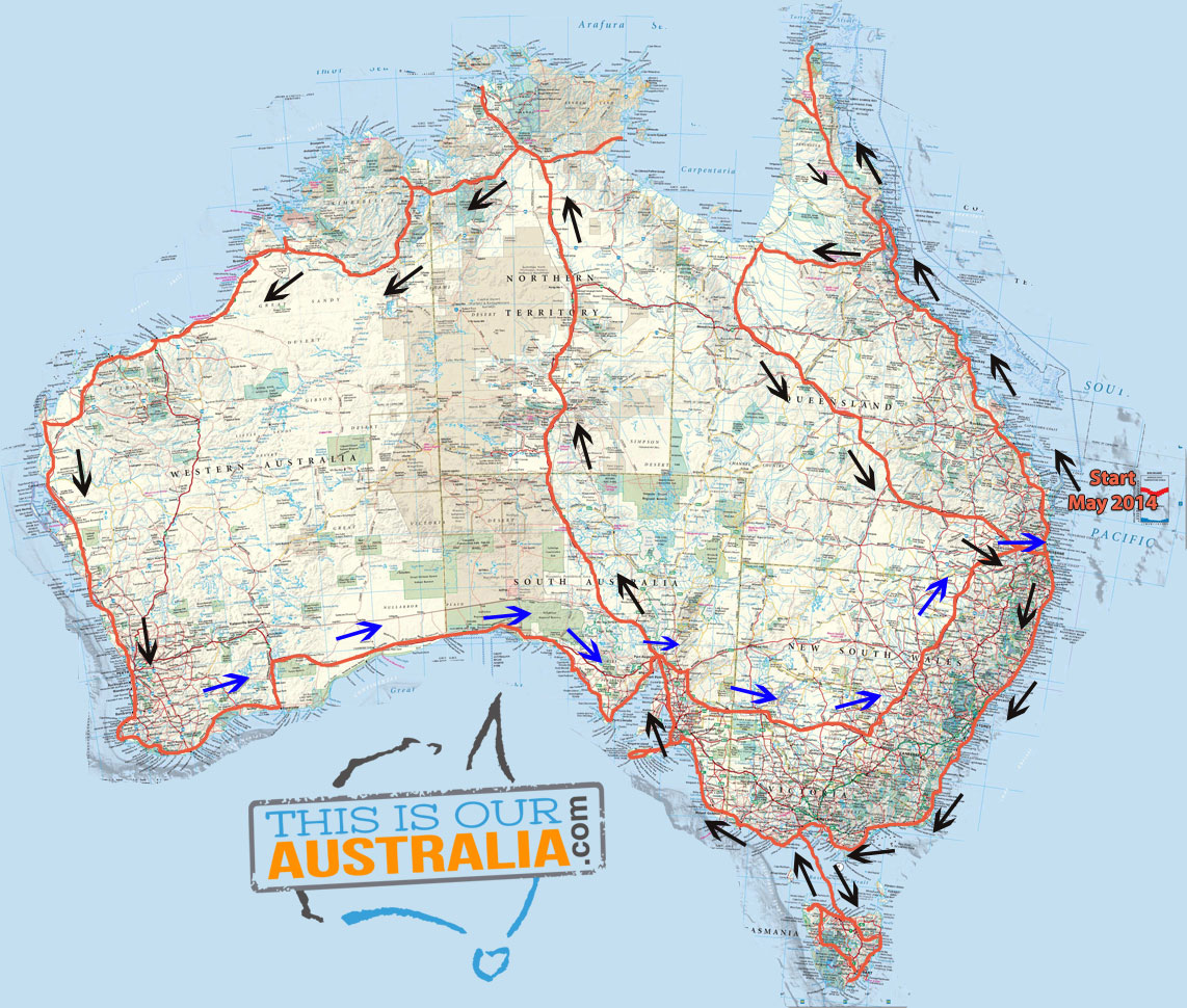 Caravan Road Trip Itinerary Around Australia