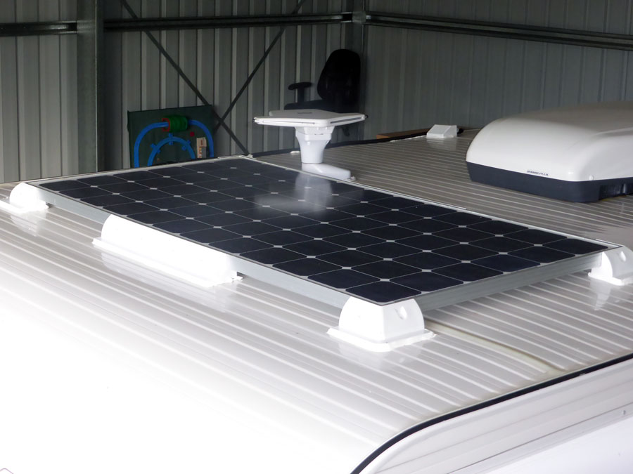 Choosing And Installing A Solar System To Your Caravan parallel wiring solar panels 