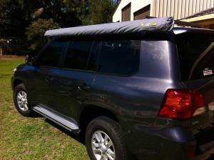 oztrail awning rolled up
