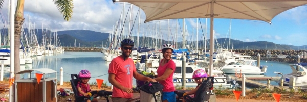 We take our bikes everywhere with us, here in Airlie Beach, QLD