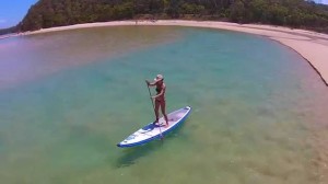 Paddleboarding in Valla Beach