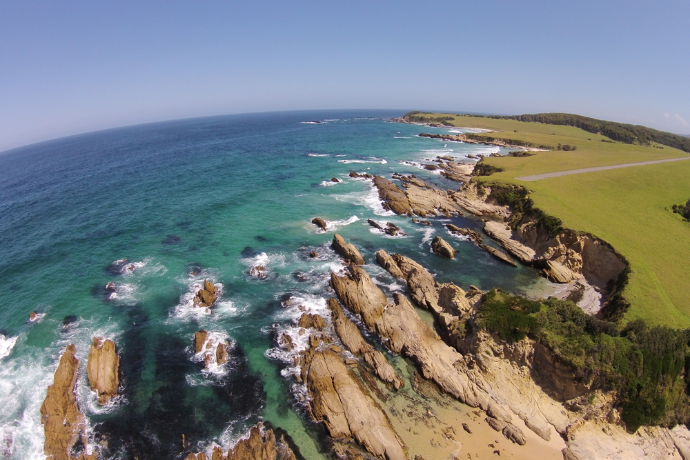 Narooma Hankerchief Beach Aerial View