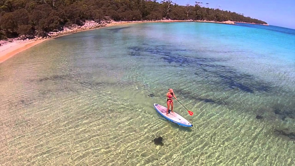 Paddleboarding Freycinet National Park